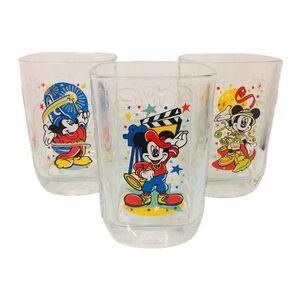 Disney McDonalds 2000 Glasses Mickey Mouse cups